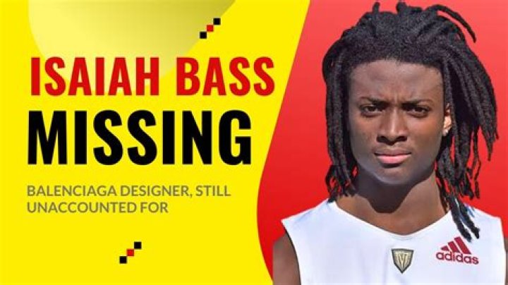 Unraveling The Mystery: Isaiah Bass Designer Missing