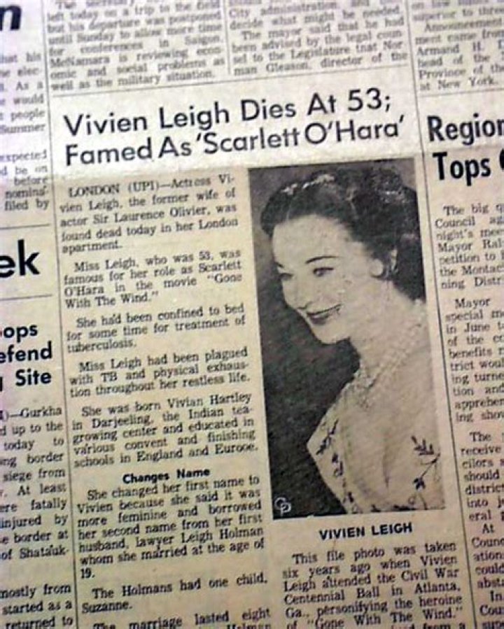 Vivian Leigh's Untimely Demise Explored